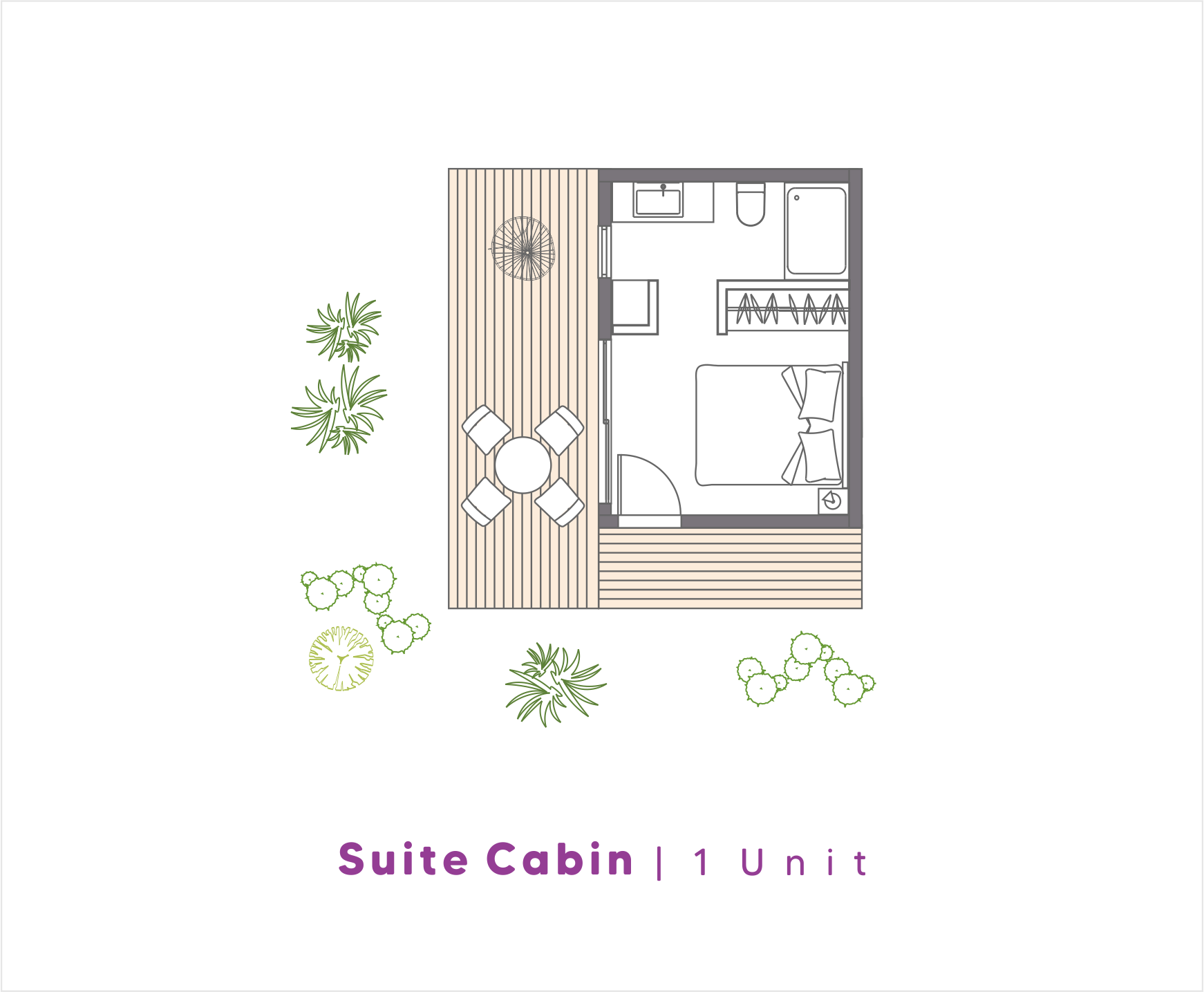 NoRootsHomes Modular Eco Home | Suite Cabin | 1 Unit 